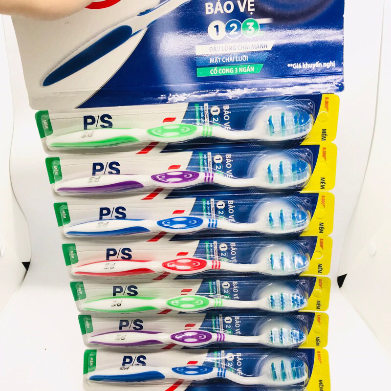 Combo 10 chiếc Bàn chải P/s 123 mẫu mới