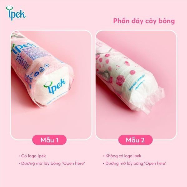 Bông tẩy trang ipek thổ nhĩ kì 150 miếng ( 1 gói /120+30 miếng)