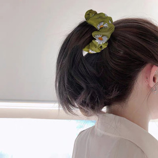 Cột tóc scrunchies dễ thương hình hoa cúc