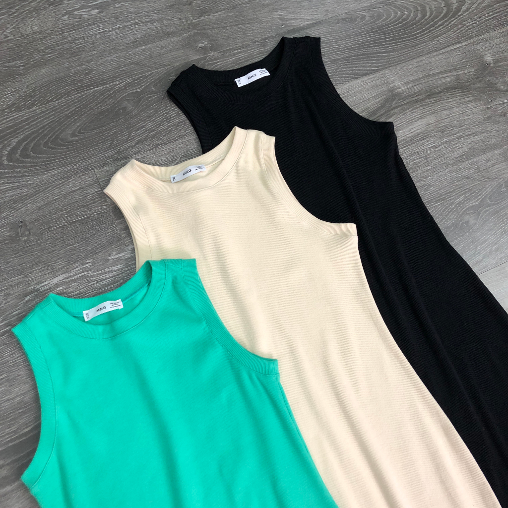 Đầm MNG thun gân sát nách 3M KAMI