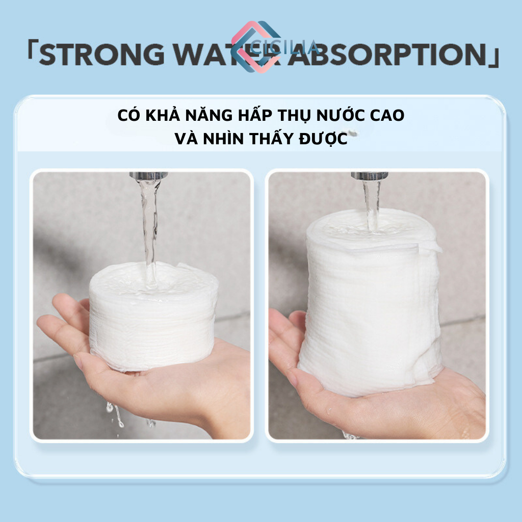 Khăn Tắm Nén Du Lịch CICILIA 70x140cm Dùng 1 Lần Cotton Tiện Lợi- Khăn Tắm Nén Khách Sạn CI-076