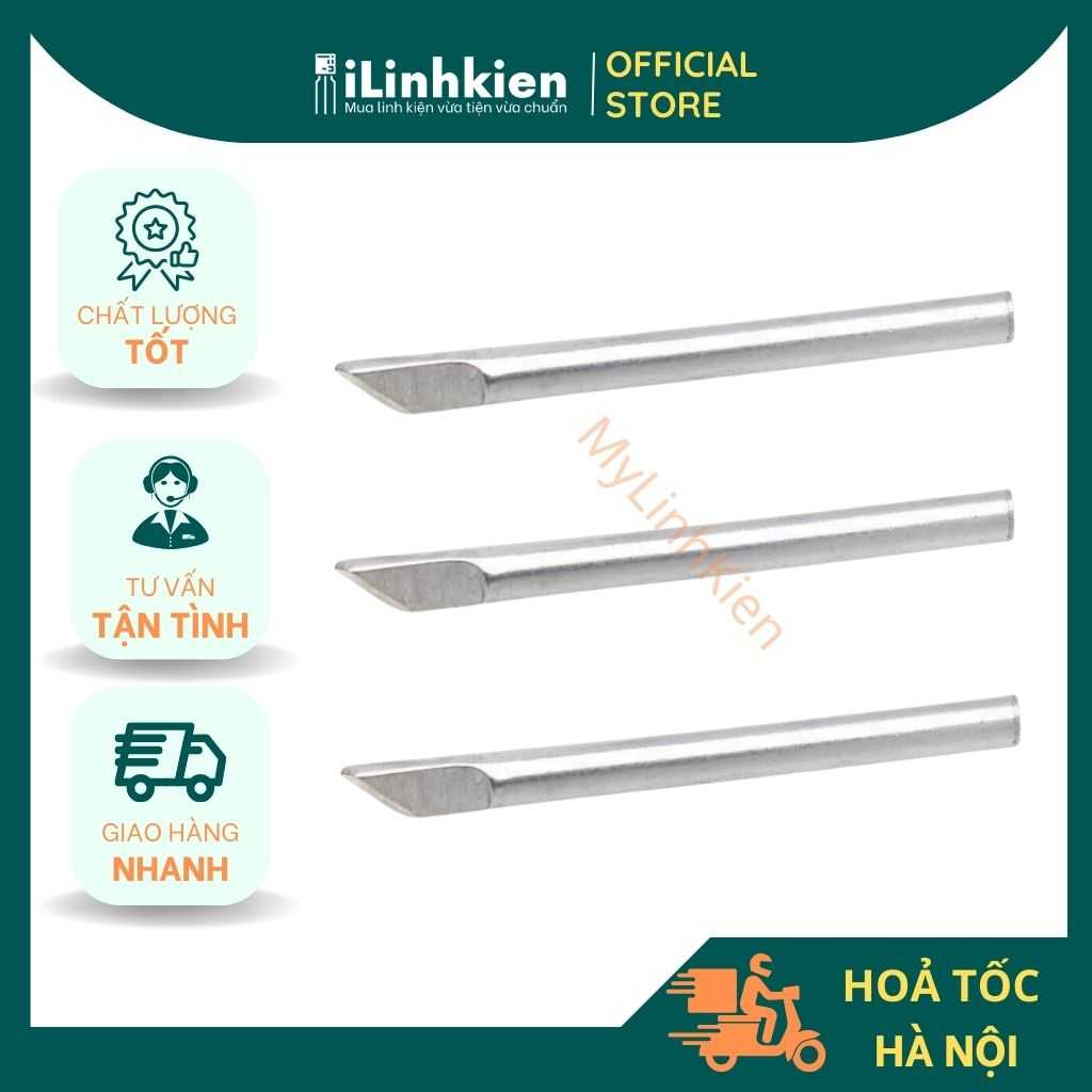 Mũi hàn thiếc 40W 60W dao chém bằng thép cao cấp chất lượng cao.