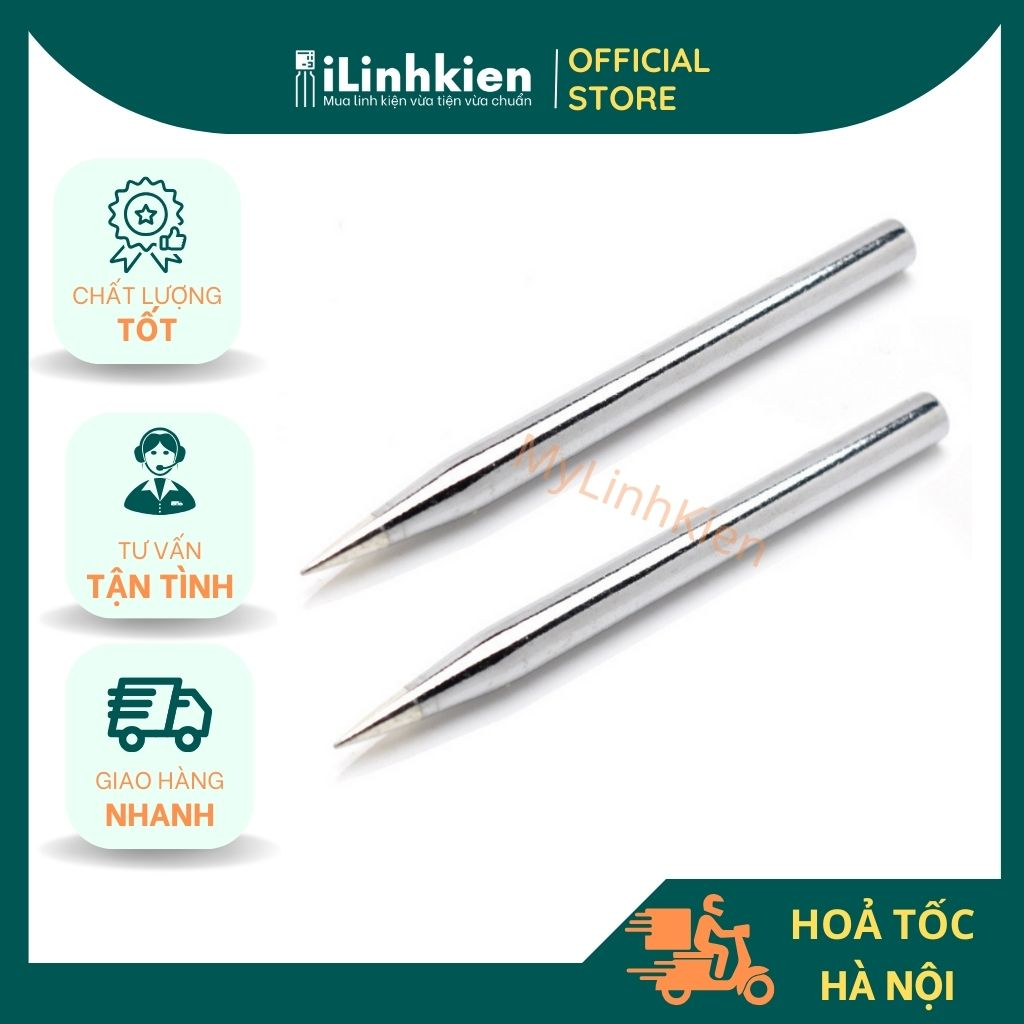 Mũi hàn dao, mũi hàn nhọn 60W 40W bằng thép đặc lõi cao cấp chuyên dụng.