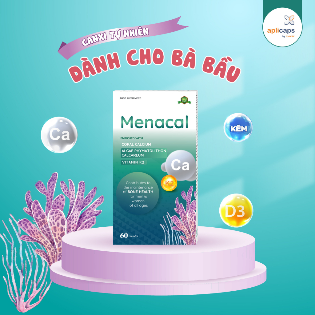 Viên Uống Bổ Sung Canxi Menacal