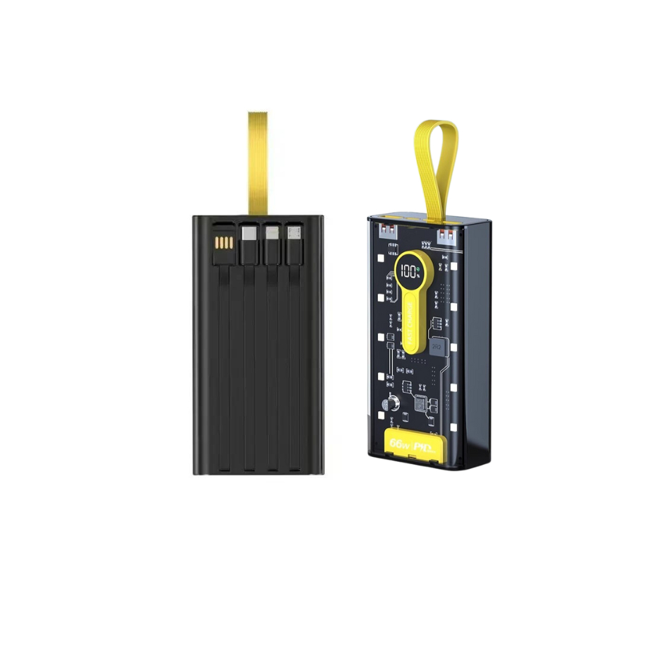 Pin Dự Phòng 20.000mAh 66W DJR10 Liền Dây Hỗ Trợ Sạc Nhanh Cho