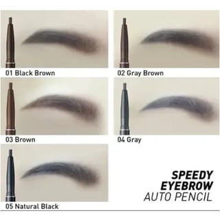(CÓ BILL) Chì Kẻ Mày PERIPERA Speedy Eyebrow Auto Pencil 0.14g