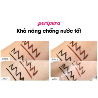 (CÓ BILL) Chì Kẻ Mày PERIPERA Speedy Eyebrow Auto Pencil 0.14g