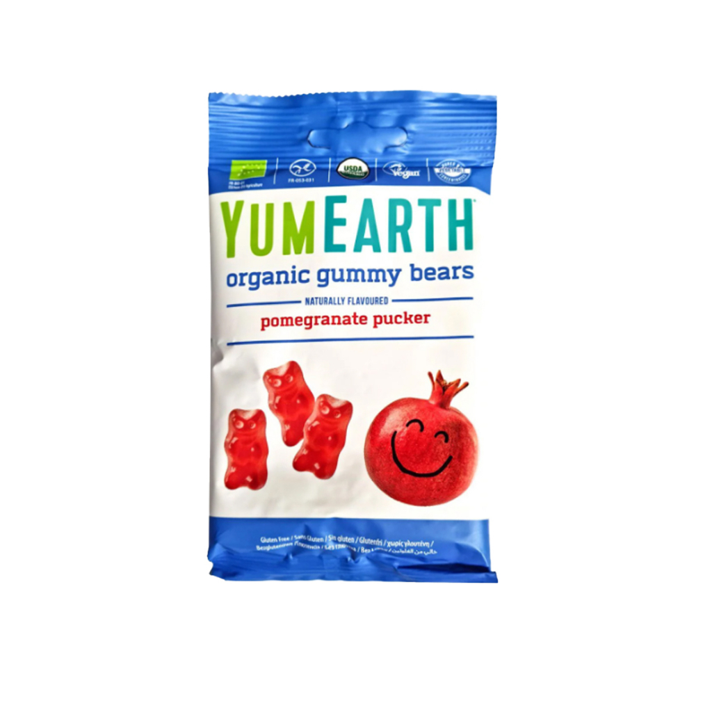Kẹo dẻo hữu cơ hình gấu vị trái cây cho bé Yumearth 50gr