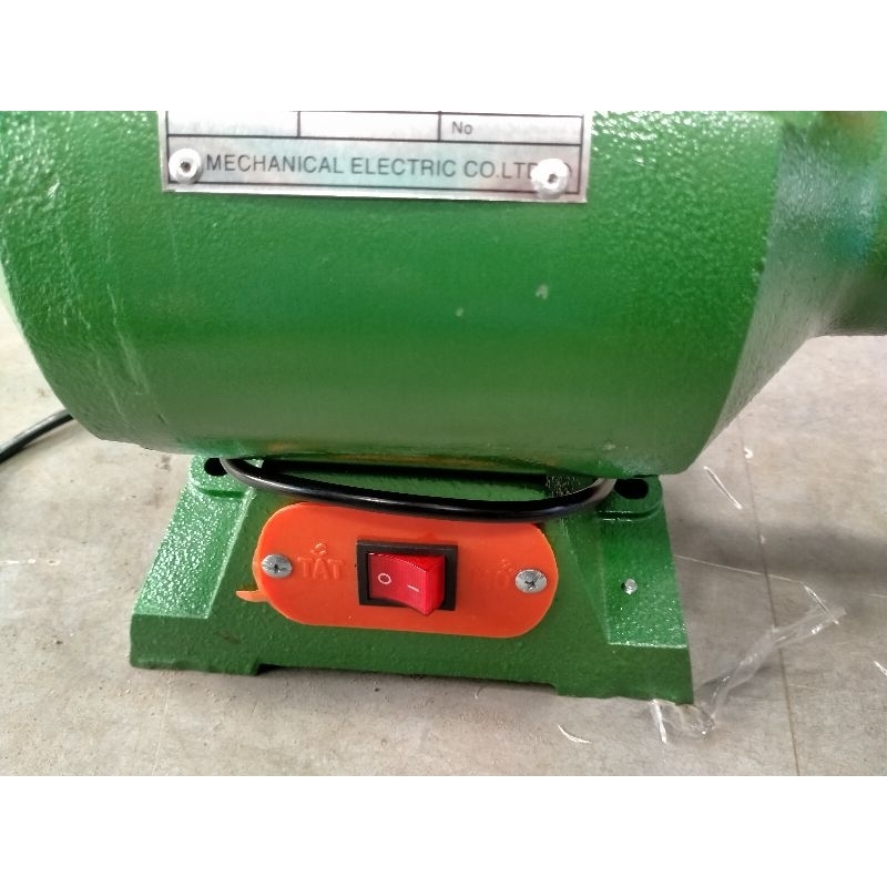 Máy mài, đánh bóng, motor 2 đầu cốt dài 1 Hp  máy dây đồng 100%