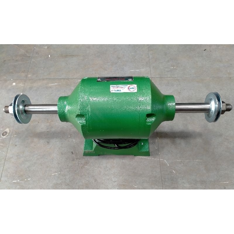 Máy mài, đánh bóng, motor 2 đầu cốt dài 1 Hp  máy dây đồng 100%