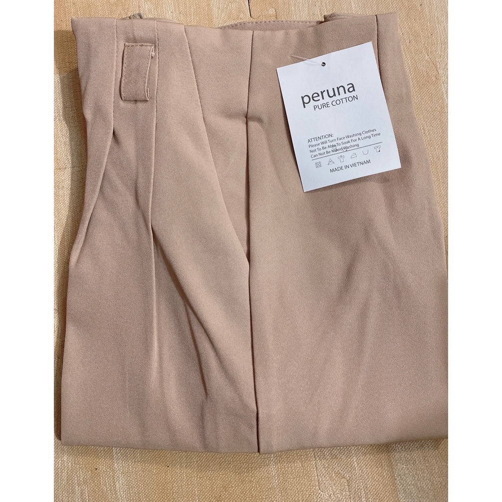 Quần Vải Nữ Chất Ru.by Cạp Liền Kèm Đai, Quần Tây Baggy Cạp Cao Đi Học Đi Làm 03 [ HÀNG CÓ SẴN] | BigBuy360 - bigbuy360.vn