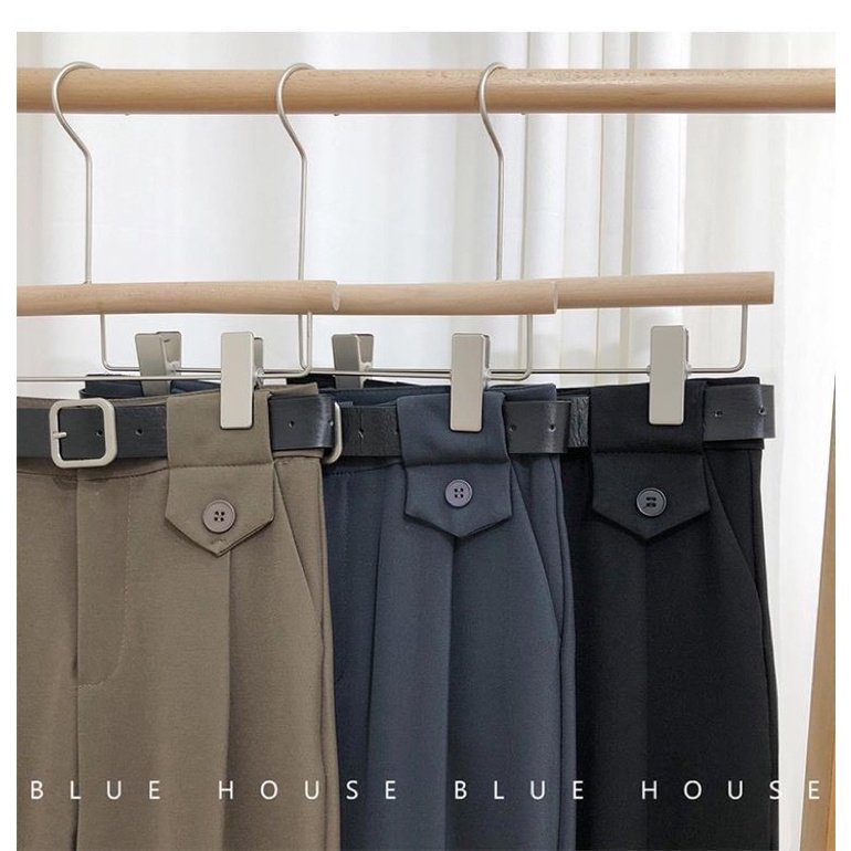 Quần Tây Baggy Cạp Nắp Túi Nhọn Lưng Cao Kèm Đai Mặc đi làm, đi học, đi chơi Siêu Xinh | BigBuy360 - bigbuy360.vn