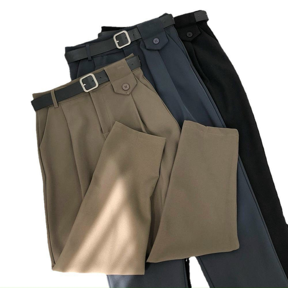 Quần Tây Baggy Cạp Nắp Túi Nhọn Lưng Cao Kèm Đai Mặc đi làm, đi học, đi chơi Siêu Xinh | BigBuy360 - bigbuy360.vn