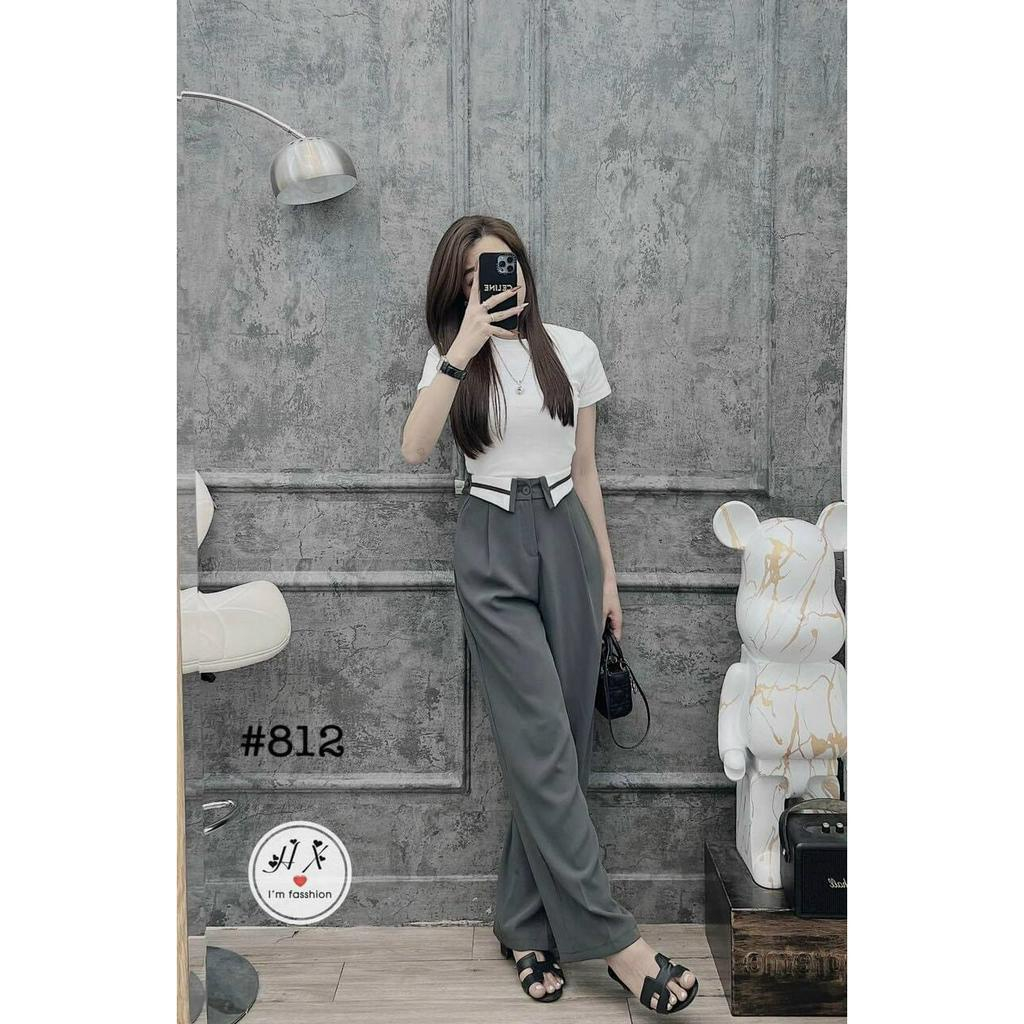 QUẦN ỐNG RỘNG LƯNG CAO CẠP CỔ ÁO HOTTREND SANG - XỊN - MỊN DÀI 100cm | BigBuy360 - bigbuy360.vn