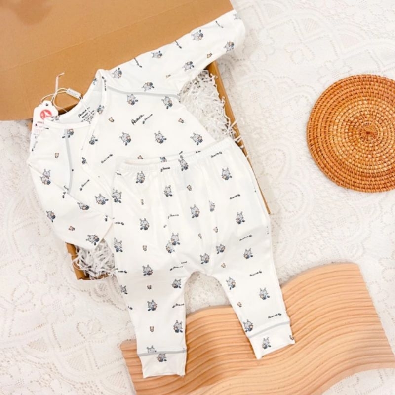 Bộ sơ sinh sợi tre Avaler nhiều mẫu đủ size