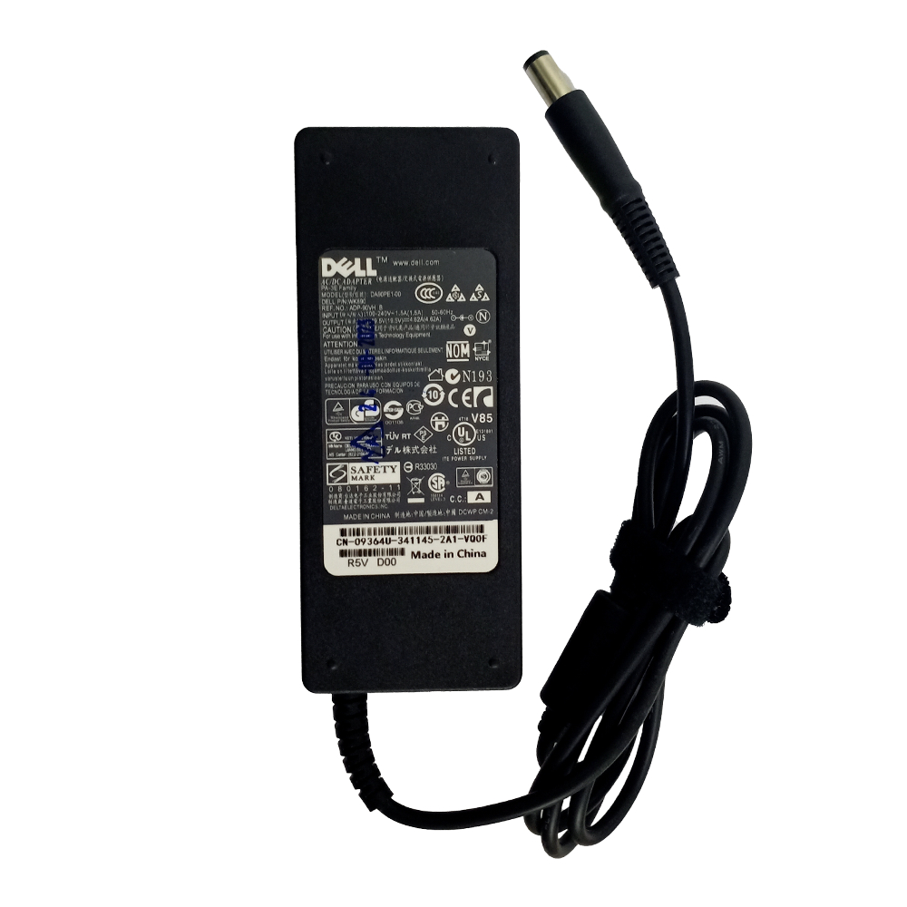 Sạc laptop Dell chân to, chân nhỏ  90W-4.62A, 65W-3.34A Loại Xịn Bảo Hành 12 Tháng Mới 100%