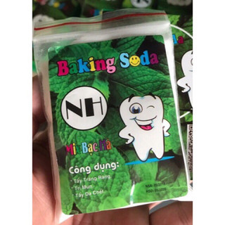 Bột trắng răng baking soda giúp răng trắng sáng