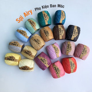 [CSLS] Sợi Airy móc túi và mũ (cuộn 45gr) CraftyarnVN