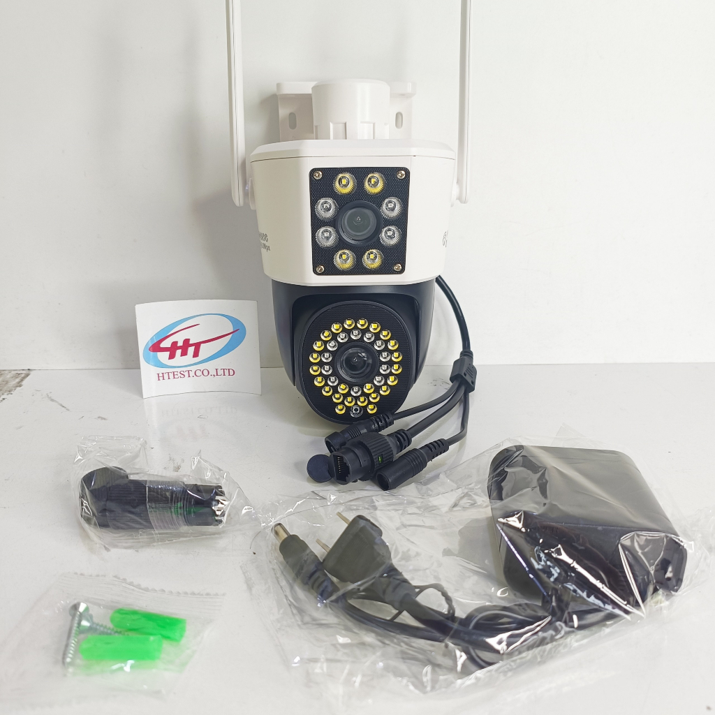 Camera Wifi Yoosee Q44 6mp 4K ngoài trời 2 ống kính 2 khung hình - Hàng chính hãng