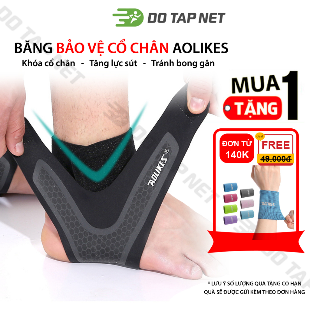 Đai Cổ Chân, Băng Cổ Chân Aolikes Giúp Bảo Vệ Mắt Cá, Cổ Chân Chơi Thể Thao, Vận Động