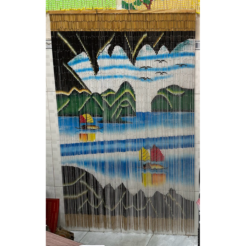 MÀN ỐNG TRÚC TRE CÓ HÌNH ĐỦ MẪU - TRÚC TRE KHÔNG HÌNH TREO CỬA - MÀNH RÈM ỐNG TRÚC TRE