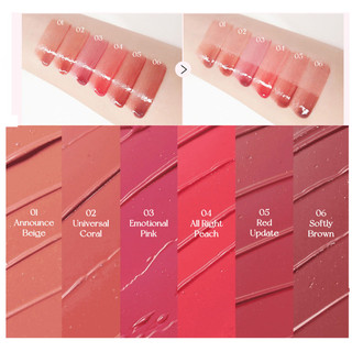 (CÓ BILL) Son Tint Bóng PERIPERA Water Bare Tint 3.7g
