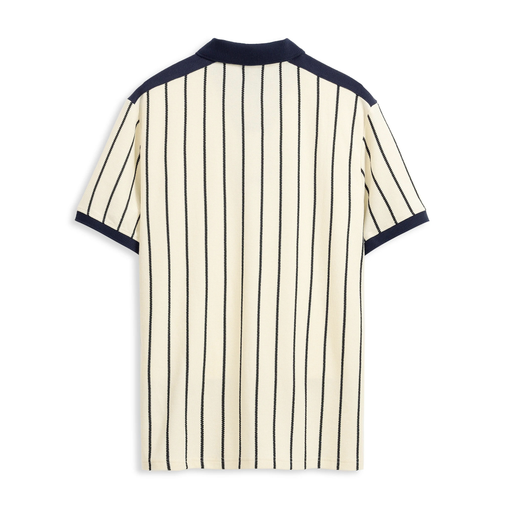 Áo Polo Integrated Logo ICONDENIM On Vertical Stripes PLID0107