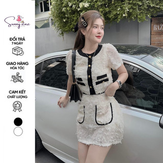 Sét Váy 2 Món Áo mix váy hộp (LV215)