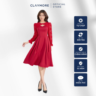 Váy Đầm Phối Tay Ren CLAYMORE Mã CDX2W3F07252