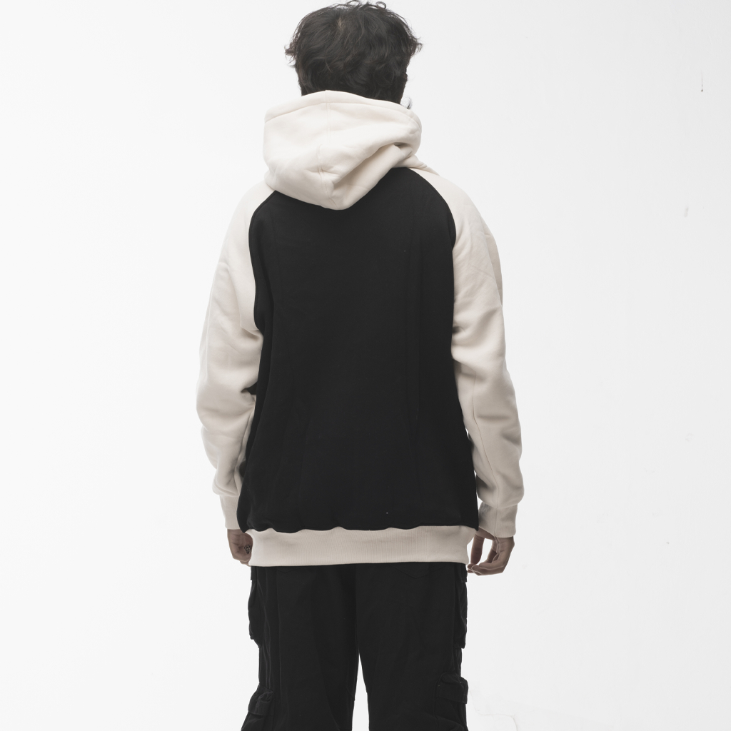 Áo Hoodie Oversize Dusty Studio Mix, Hoodie nam nữ form rộng thêu logo