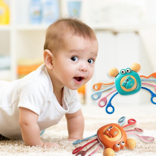Đồ Chơi Hình Con Cua Dễ Thương Có Dây Rút Dành Cho Bé