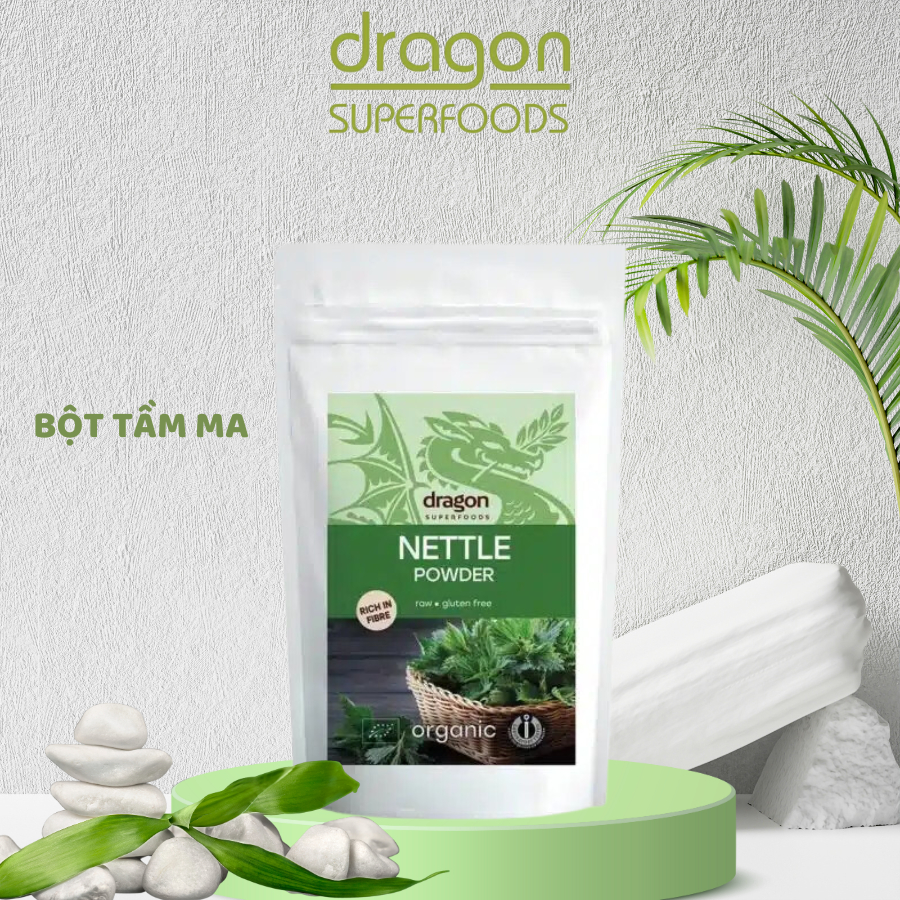Bột Lá Tầm Ma Hữu Cơ Nettle Power 150g - DRAGONFOODS