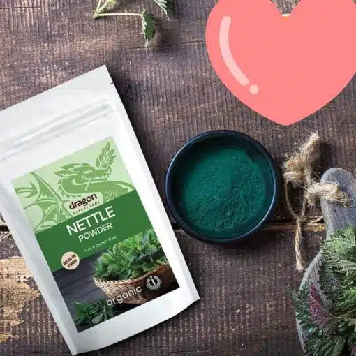 Bột Lá Tầm Ma Hữu Cơ Nettle Power 150g - DRAGONFOODS