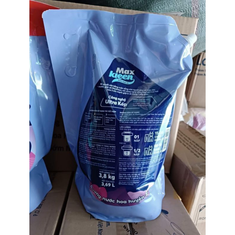 NƯỚC GIẶT MAXKLEEN 3.8 LÍT