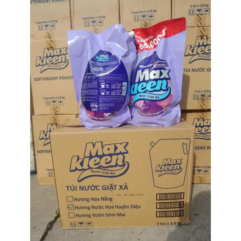 NƯỚC GIẶT MAXKLEEN 3.8 LÍT