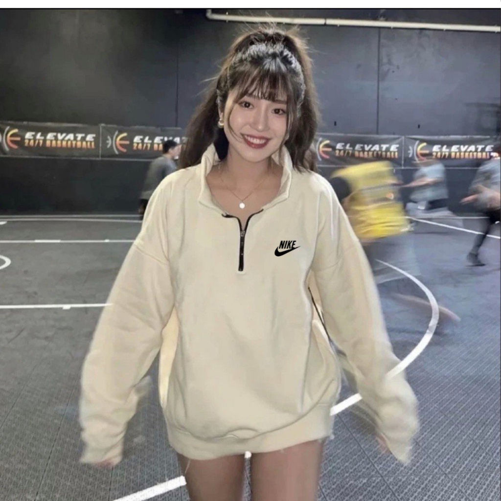 Áo Nỉ NIKE AIR Chính Hãng Nam Nữ Cao Cấp, Sét kéo Xịn Chất Nỉ Dày Dặn  Nỉ bông Cao Cấp siêu xịn xò N24  ACA STORE