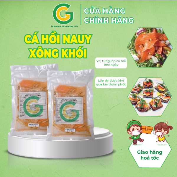 Cá hồi Nauy xông khói - sushi, sashimi, áp chảo tươi ngon