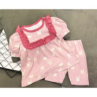 Sale Bộ thun borip lửng bé gái
