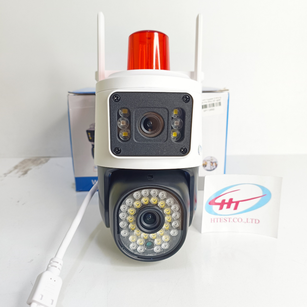 Camera Wifi Yoosee Q44 Pro 6mp 4K ngoài trời 2 ống kính 2 khung hình - Hoàng Thịnh Television