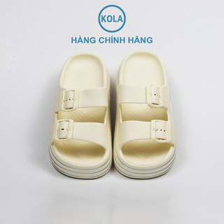 Dép đúc 2 quai ngang nữ KOLA đế cao chất liệu EVA siêu nhẹ