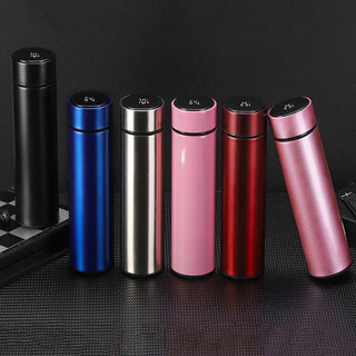 Bình giữ nhiệt sang trọng 500ml, giữ nhiệt siêu tốt, hiện nhiệt độ, nhận khắc in logo lazer trên bình 0905