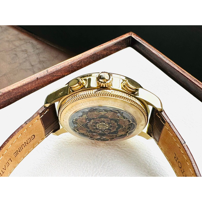 Đồng hồ nam dây da Heritor Automatic HERHS2703