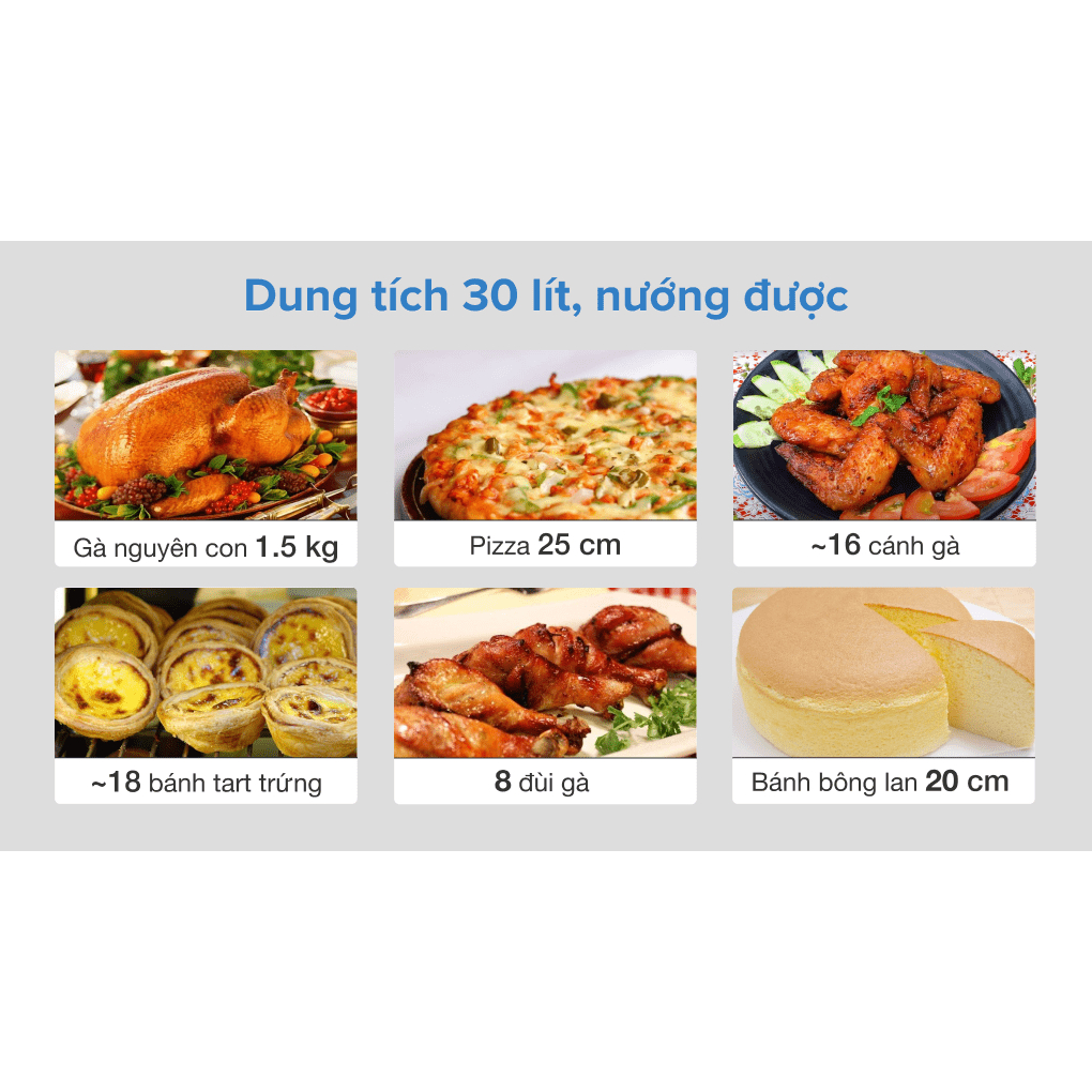 Lò nướng Electrolux EOT30MXC 30 lít-Chính Hãng 100% trưng bày đẹp 98-99% bảo hành 12 tháng