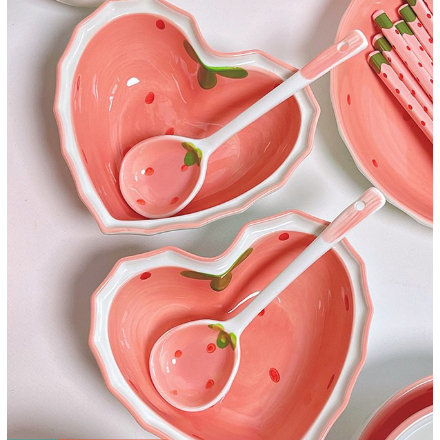 SET BÁT DÂU +THÌA QUÀ TẶNG