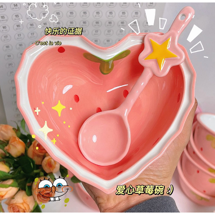 SET BÁT DÂU +THÌA QUÀ TẶNG