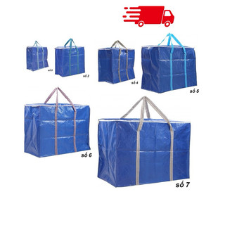 Túi Vả Bạt HQ Đựng Đồ Có Size Khủng Lồ - Túi Dứa Size KHỦNG LONG - Túi Vận Chuyển Đa Dụng - FREESHIP EXTRA +