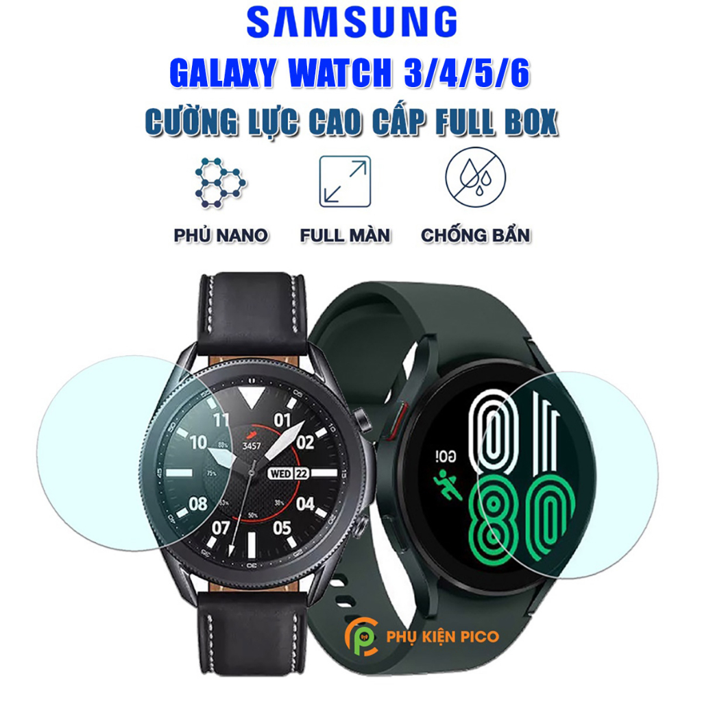 Kính cường lực Samsung Watch 3 / Watch 4 / Watch 5 Pro / Watch 6 Gor - Dán màn hình đồng hồ Samsung Galaxy Watch