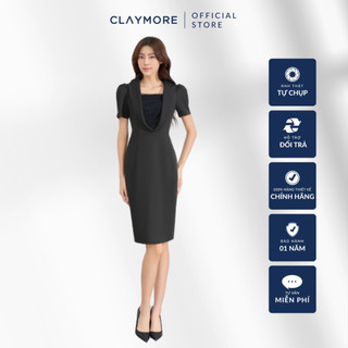 Váy Đầm Ôm Bút Chì Phối Ren CLAYMORE Mã CBD2W3C06251