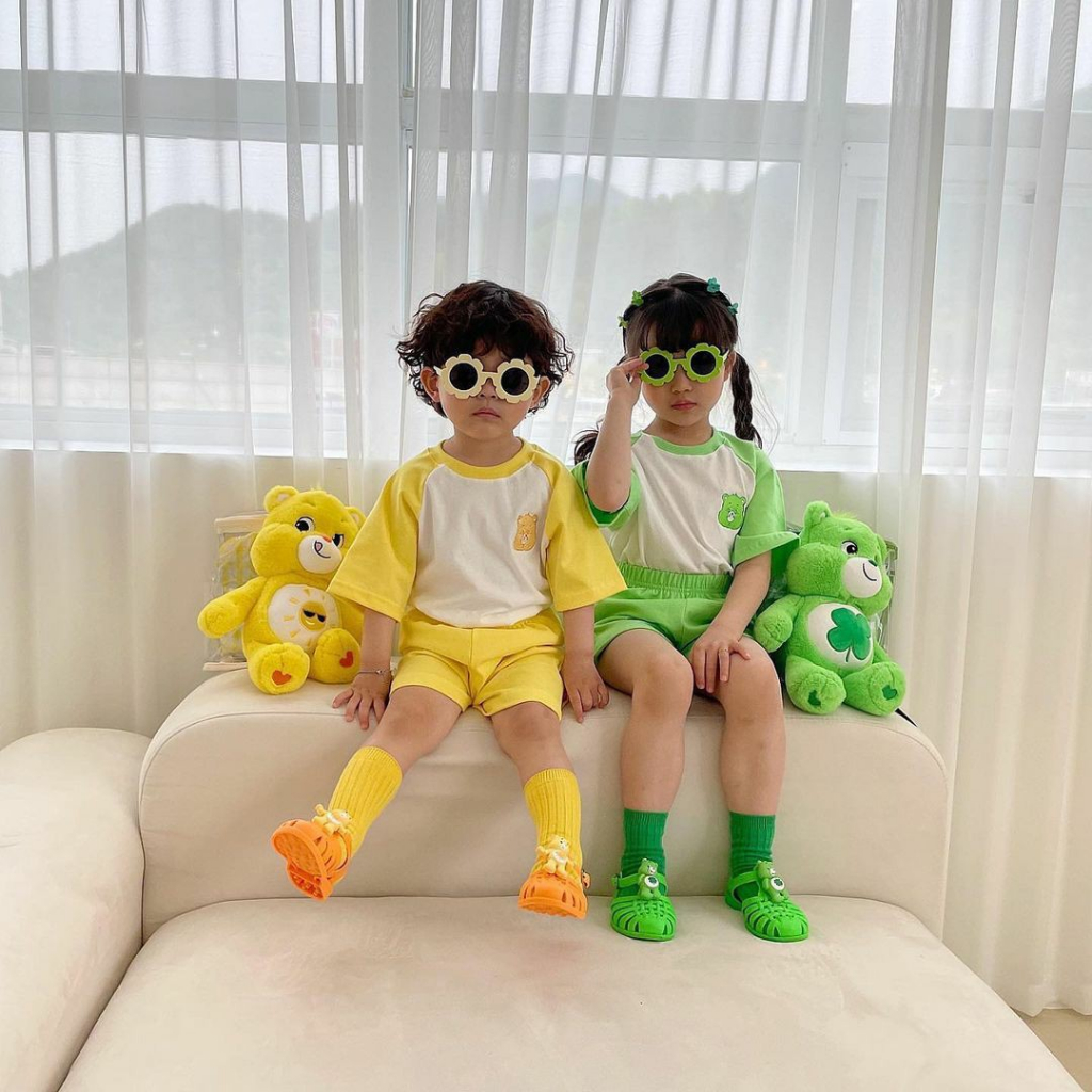 Bộ đồ hè cho bé 💖 Bộ Minky mom cộc tay GU XÌ cho bé trai bé gái 💖 Chất thun lạnh cao cấp siêu mềm siêu mát