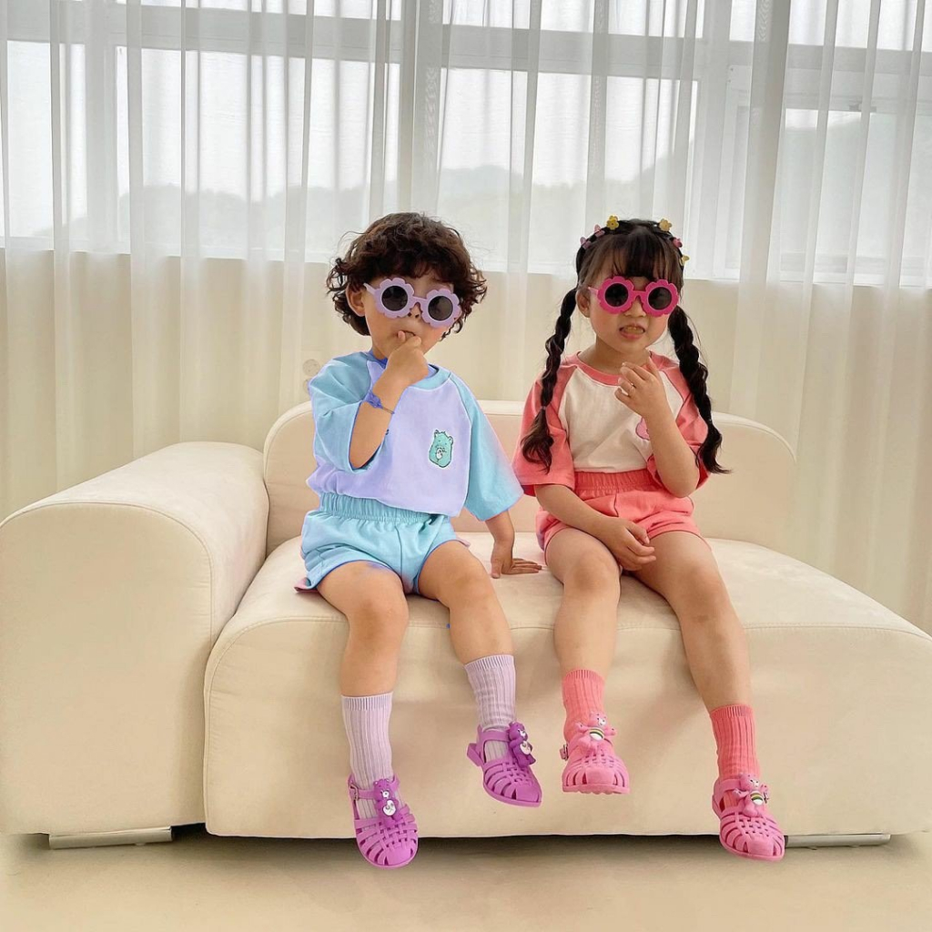 Bộ đồ hè cho bé 💖 Bộ Minky mom cộc tay GU XÌ cho bé trai bé gái 💖 Chất thun lạnh cao cấp siêu mềm siêu mát